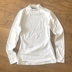 Under Armour cold gear white mock neck. Barely worn